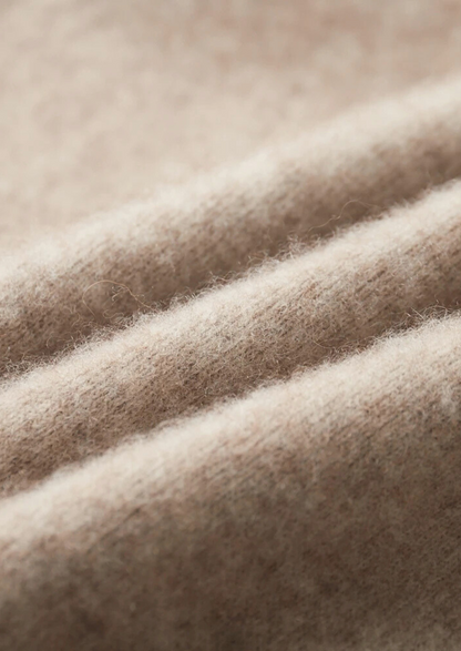 Premium Cashmere Two Tone Zip Cardigan | Roccella