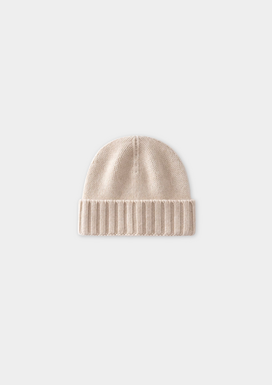 Sand Cashmere Wintertime Beanie | Roccella