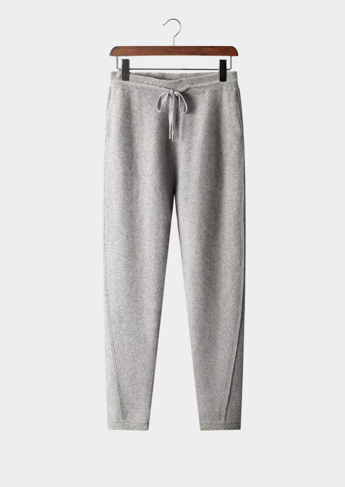 Premium Cashmere Slim Trousers | Roccella