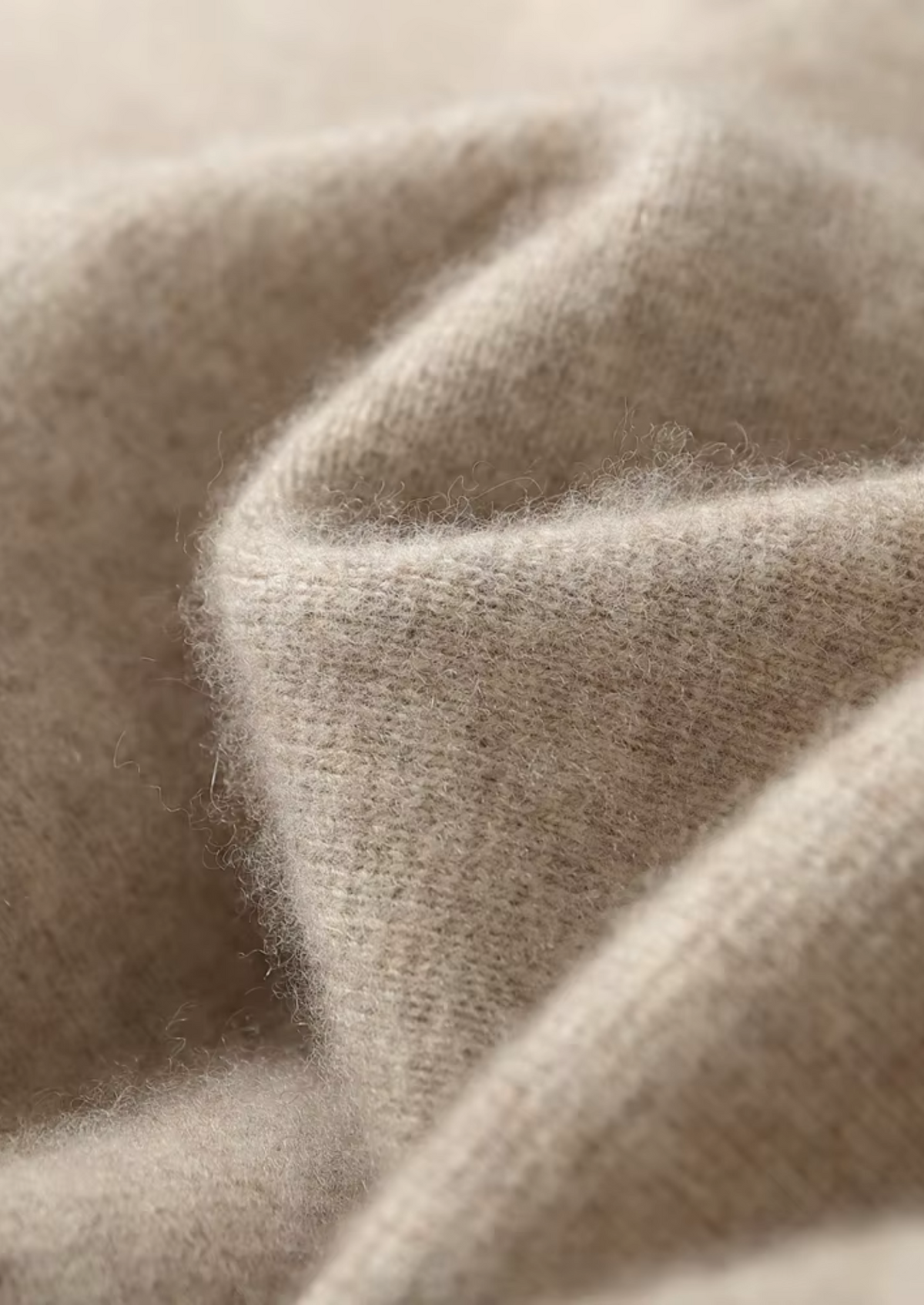 Pure Extra-Fine Merino Wool Sand Falconi Set | Roccella