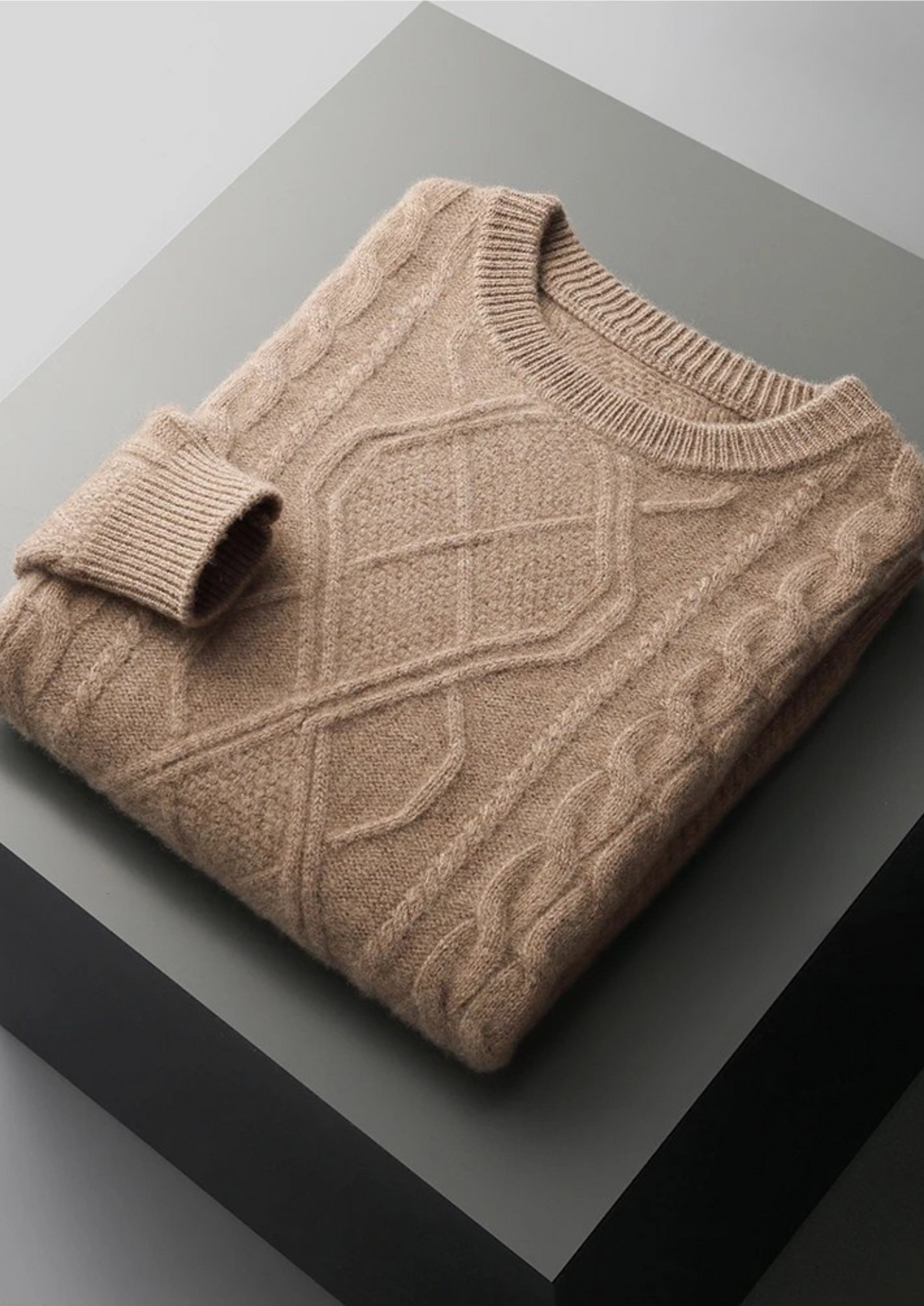 Pure Extra-Fine Merino Wool Wintertime Crewneck | Roccella