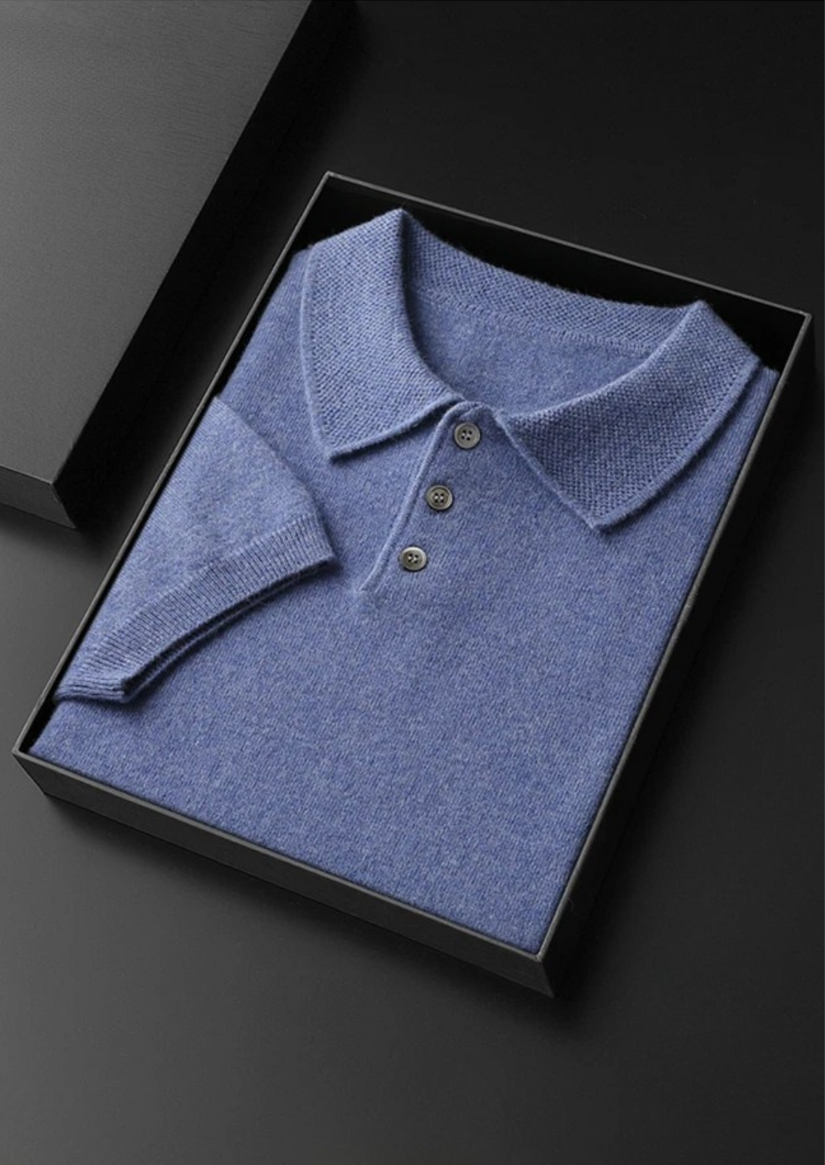 Premium Cashmere Classic Polo Shirt | Roccella