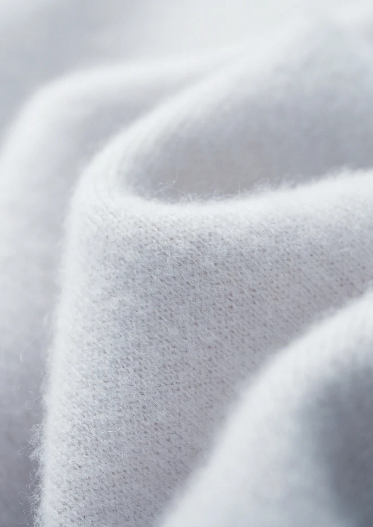 Premium Cashmere Two-Tone Zipper Hoodie | Roccella
