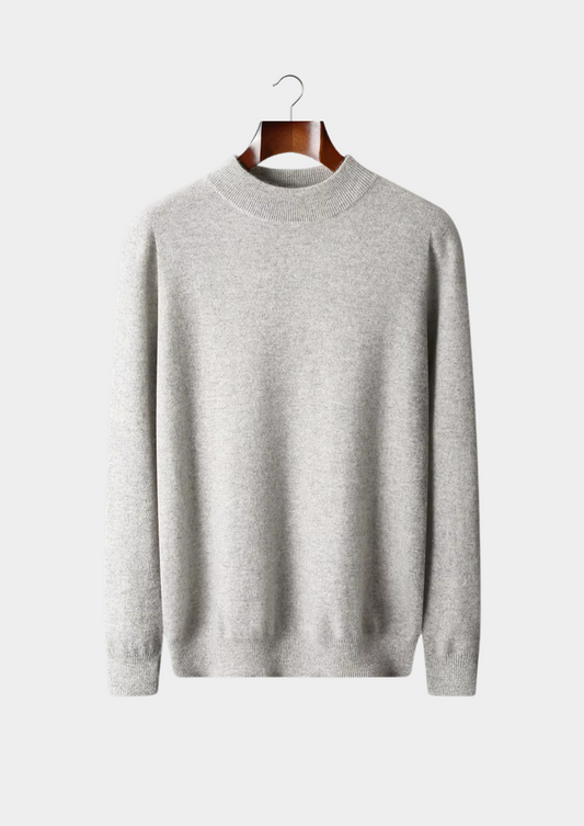 Pure Extra-Fine Merino Wool Classic Mockneck | Roccella