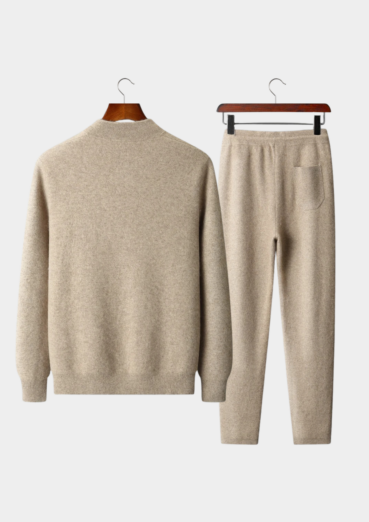 Premium Cashmere Sand Denis Leisure Set | Roccella