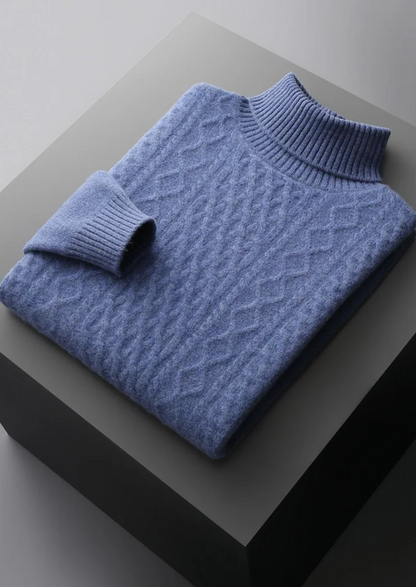 Pure Extra-Fine Merino Wool Wintertime Rollneck | Roccella