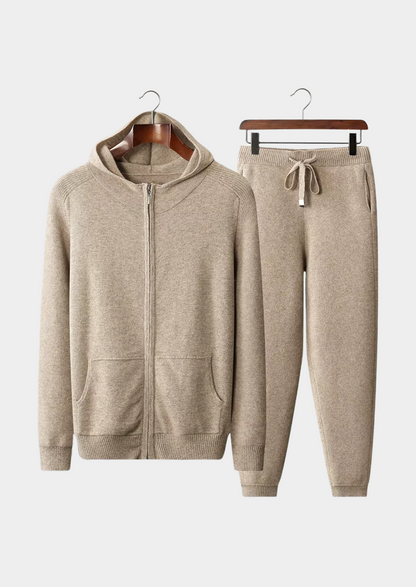 Premium Cashmere Sand Kilian Leisure Set | Roccella