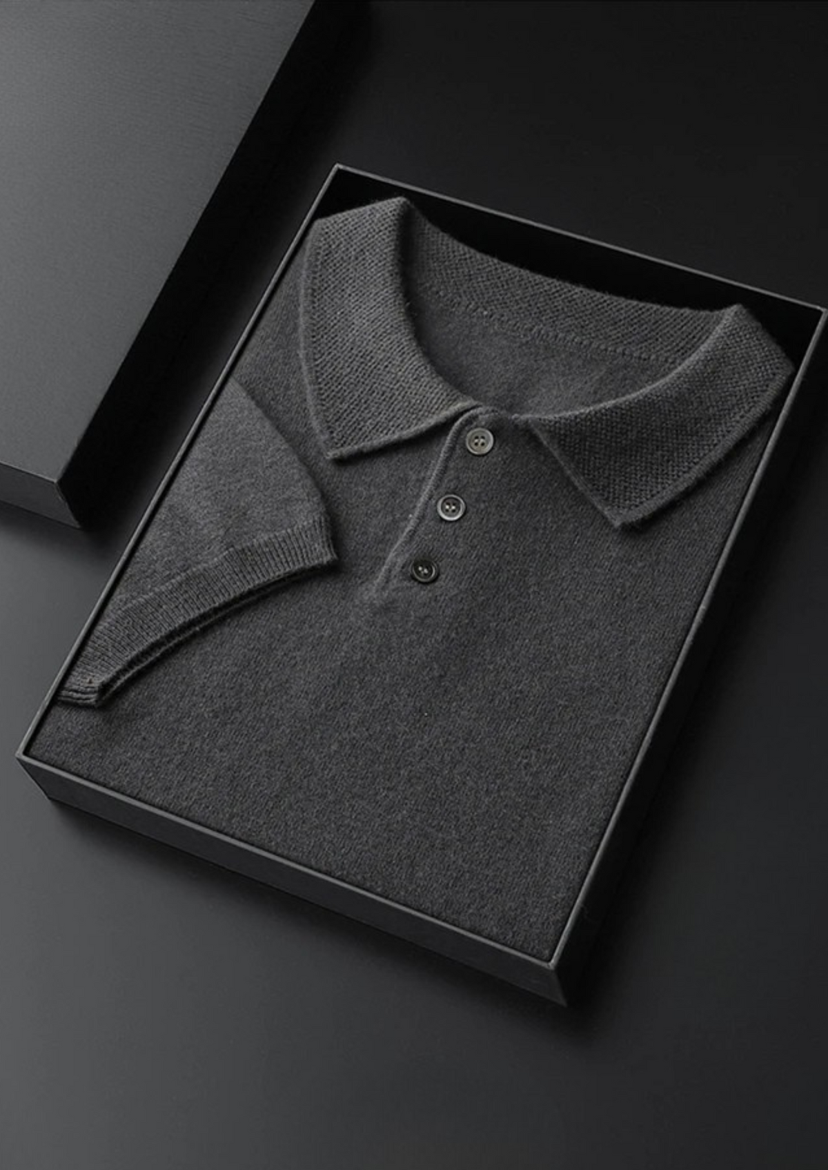 Premium Cashmere Classic Polo Shirt | Roccella