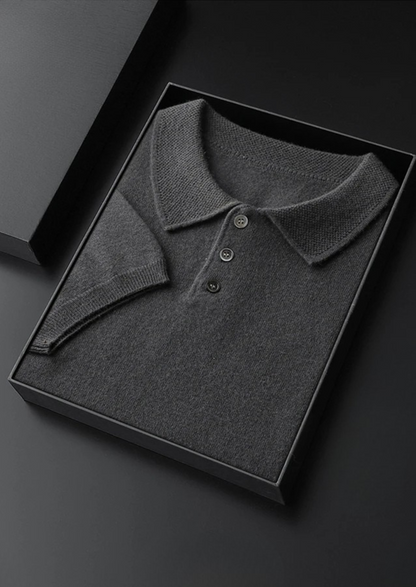 Premium Cashmere Classic Polo Shirt | Roccella