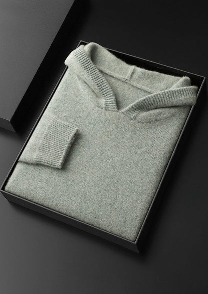 Premium Cashmere Leisure Hoodie | Roccella