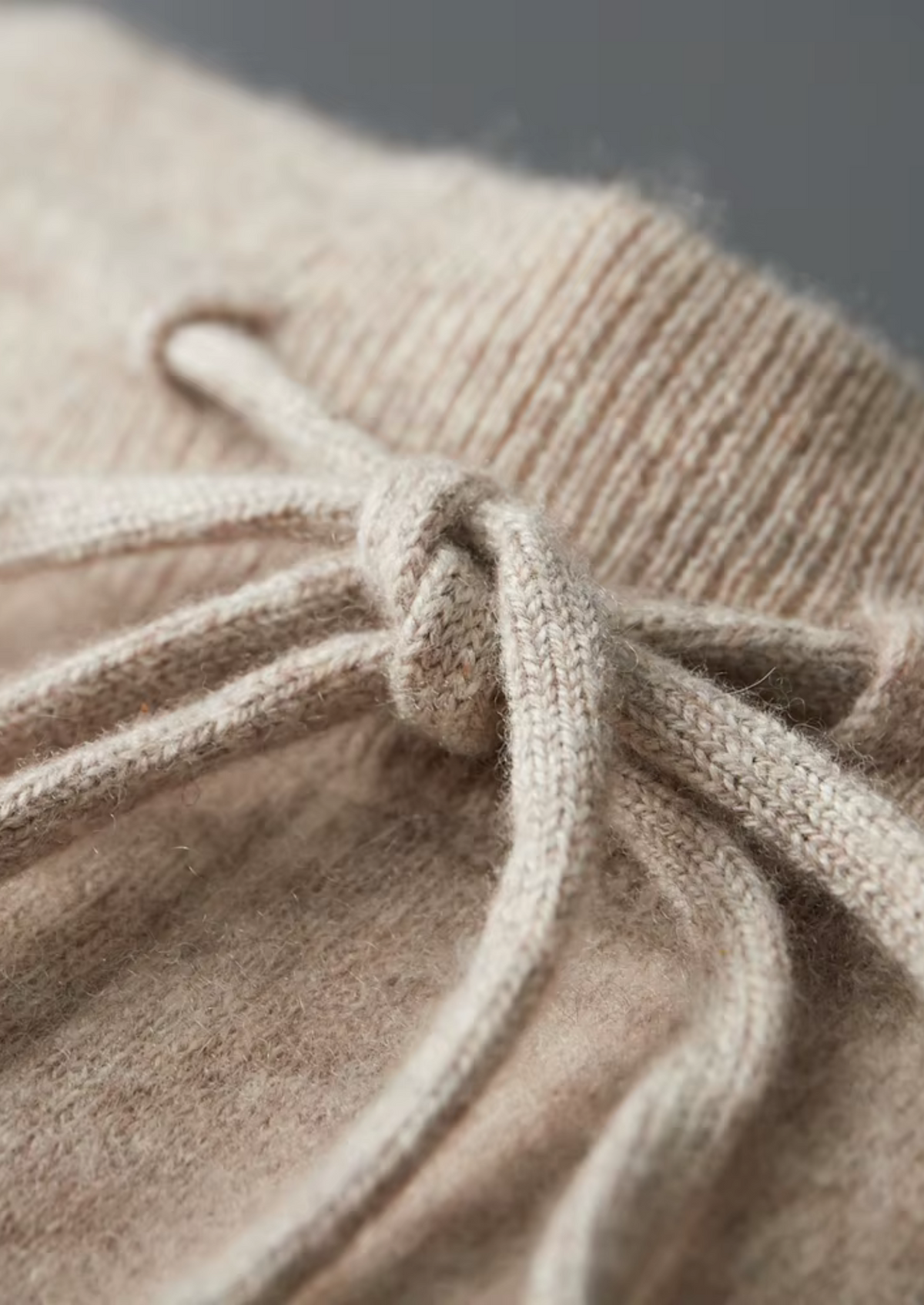 Pure Extra-Fine Merino Wool Sand Luzzo Set | Roccella
