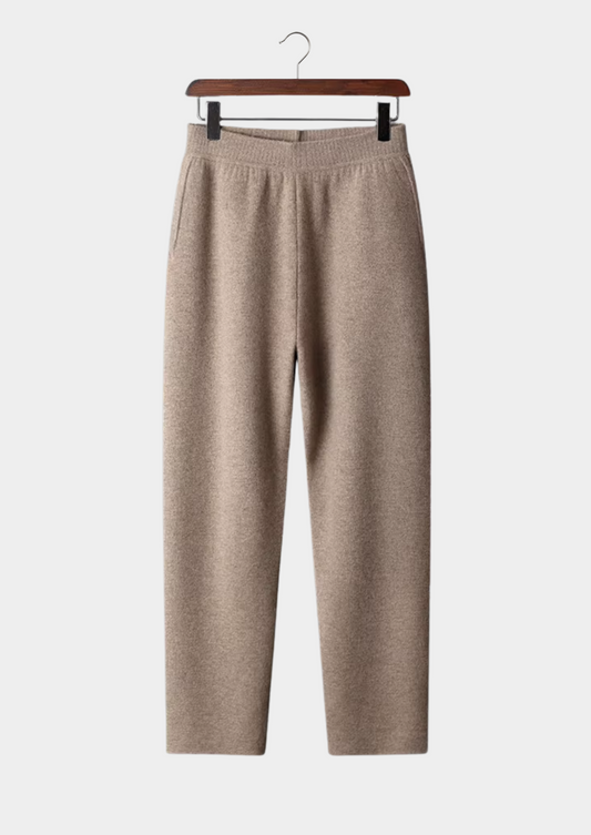 Premium Cashmere Straight Trousers | Roccella