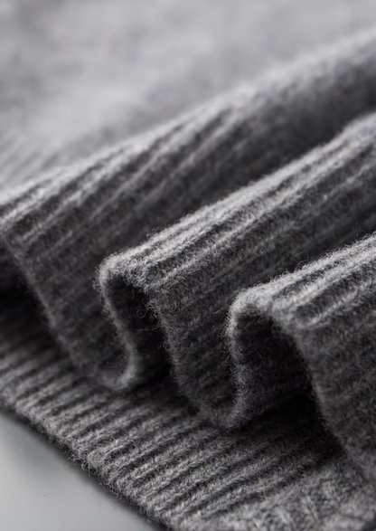 Merino Two Tone Zip Set, Straight Leg