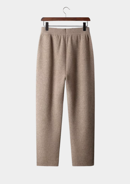 Premium Cashmere Straight Trousers | Roccella