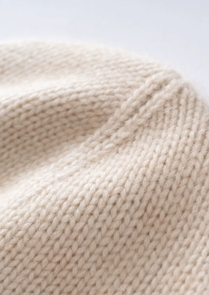 Sand Cashmere Wintertime Beanie | Roccella