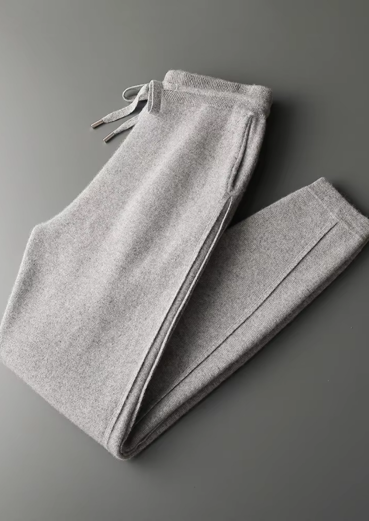 Premium Cashmere Slim Trousers | Roccella