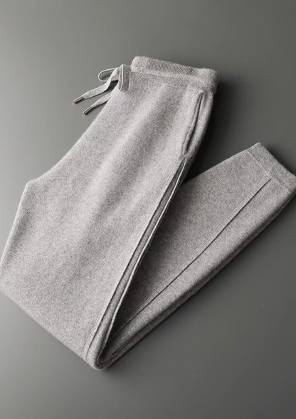 Premium Cashmere Slim Trousers | Roccella