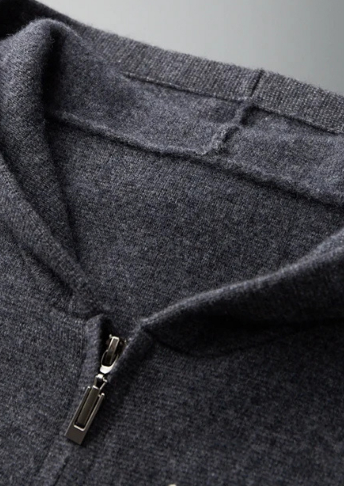 Premium Cashmere Zipper Hoodie | Roccella