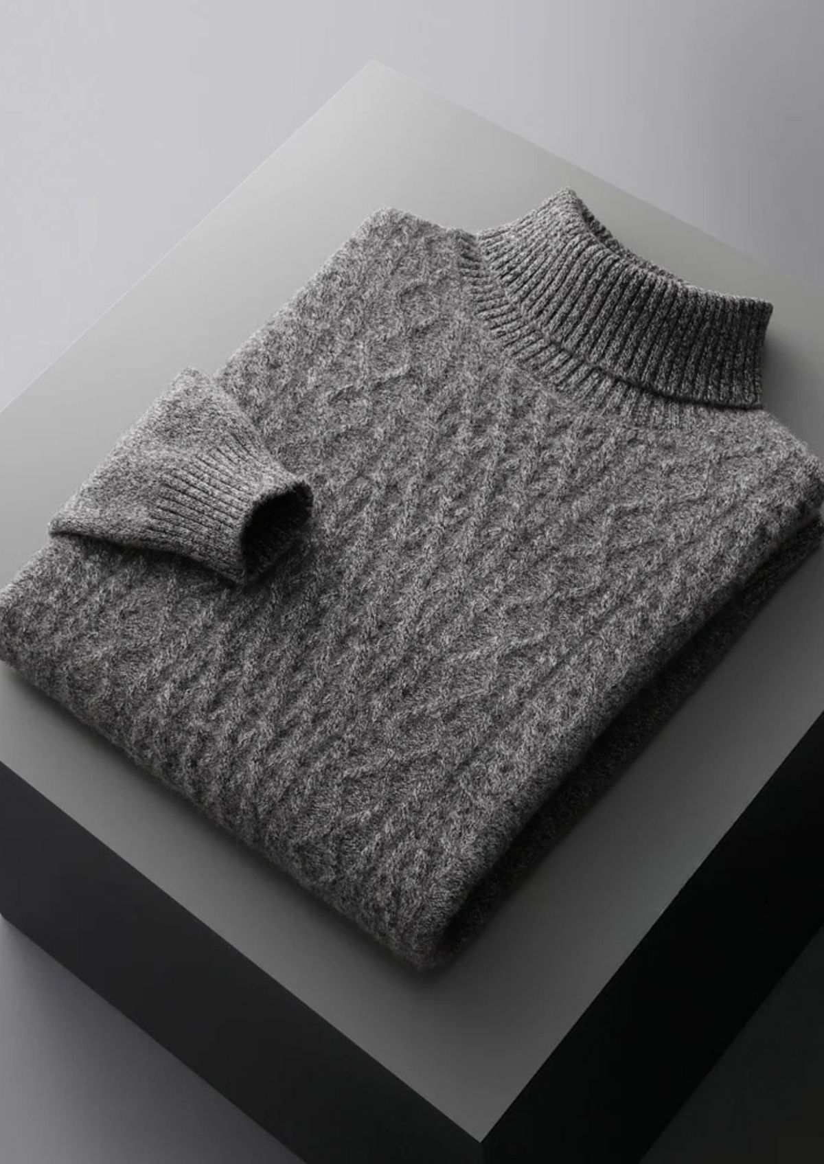 Pure Extra-Fine Merino Wool Wintertime Rollneck | Roccella