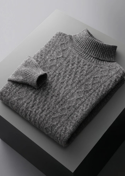 Pure Extra-Fine Merino Wool Wintertime Rollneck | Roccella