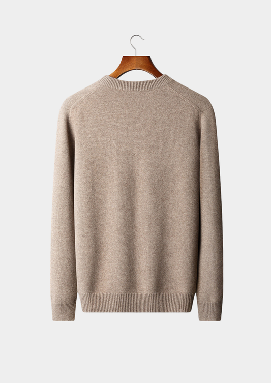 Pure Cashmere Essential V-Neck Sweater | Roccella