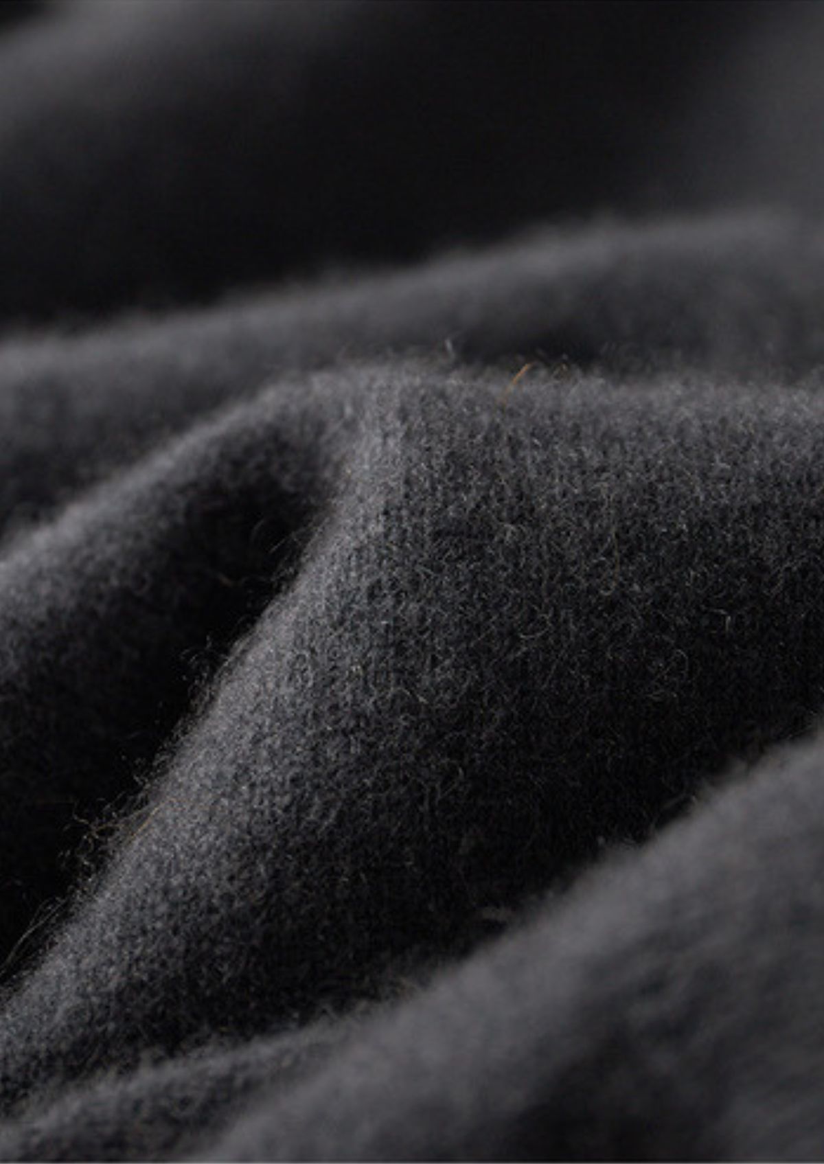 Pure Cashmere Dark Gray Dual Zip Cardigan | Roccella