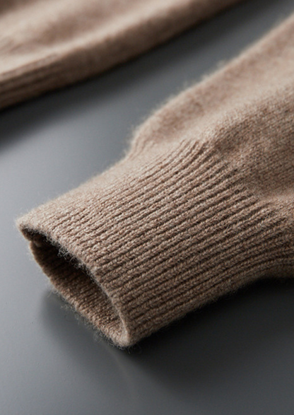 Pure Cashmere Essential V-Neck Sweater | Roccella