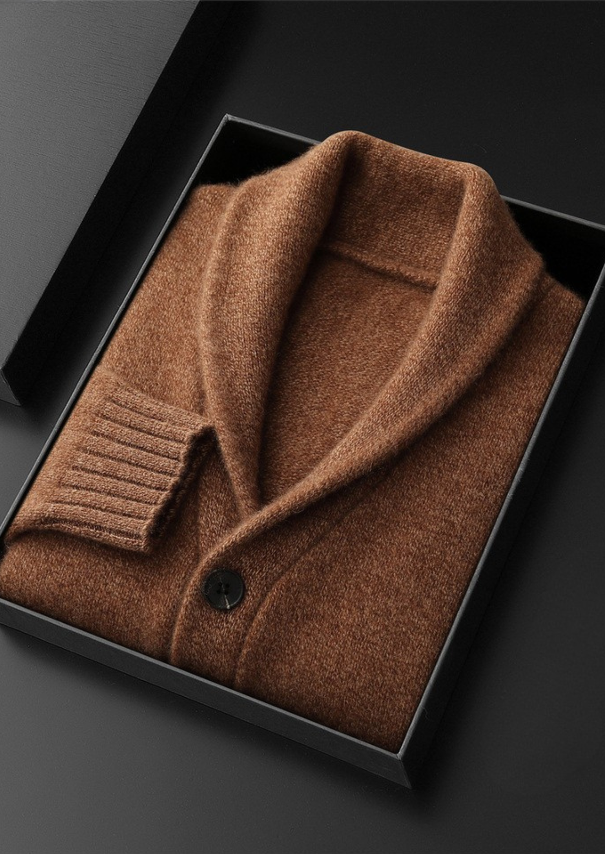 Pure Cashmere Shawl Collar Cardigan | Roccella