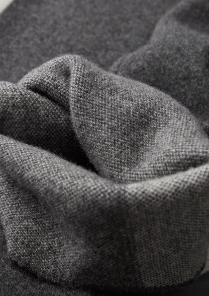 Pure Extra-Fine Merino Wool Wide Leisure Trousers | Roccella