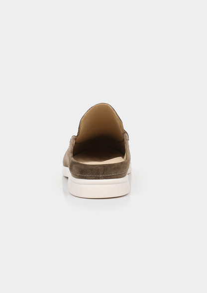 Olive Marina Suede Slipper | Roccella