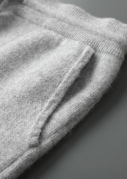 Premium Cashmere Light Gray Alain Leisure Set | Roccella