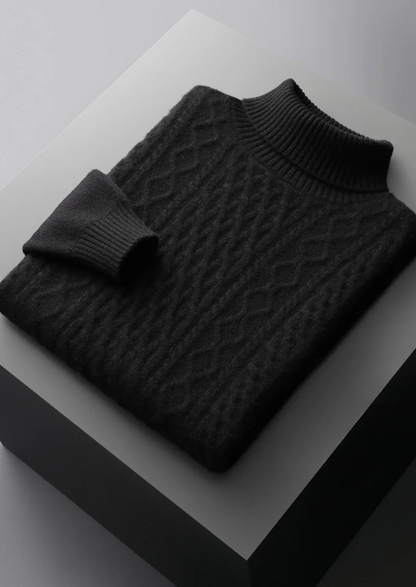 Pure Extra-Fine Merino Wool Wintertime Rollneck | Roccella
