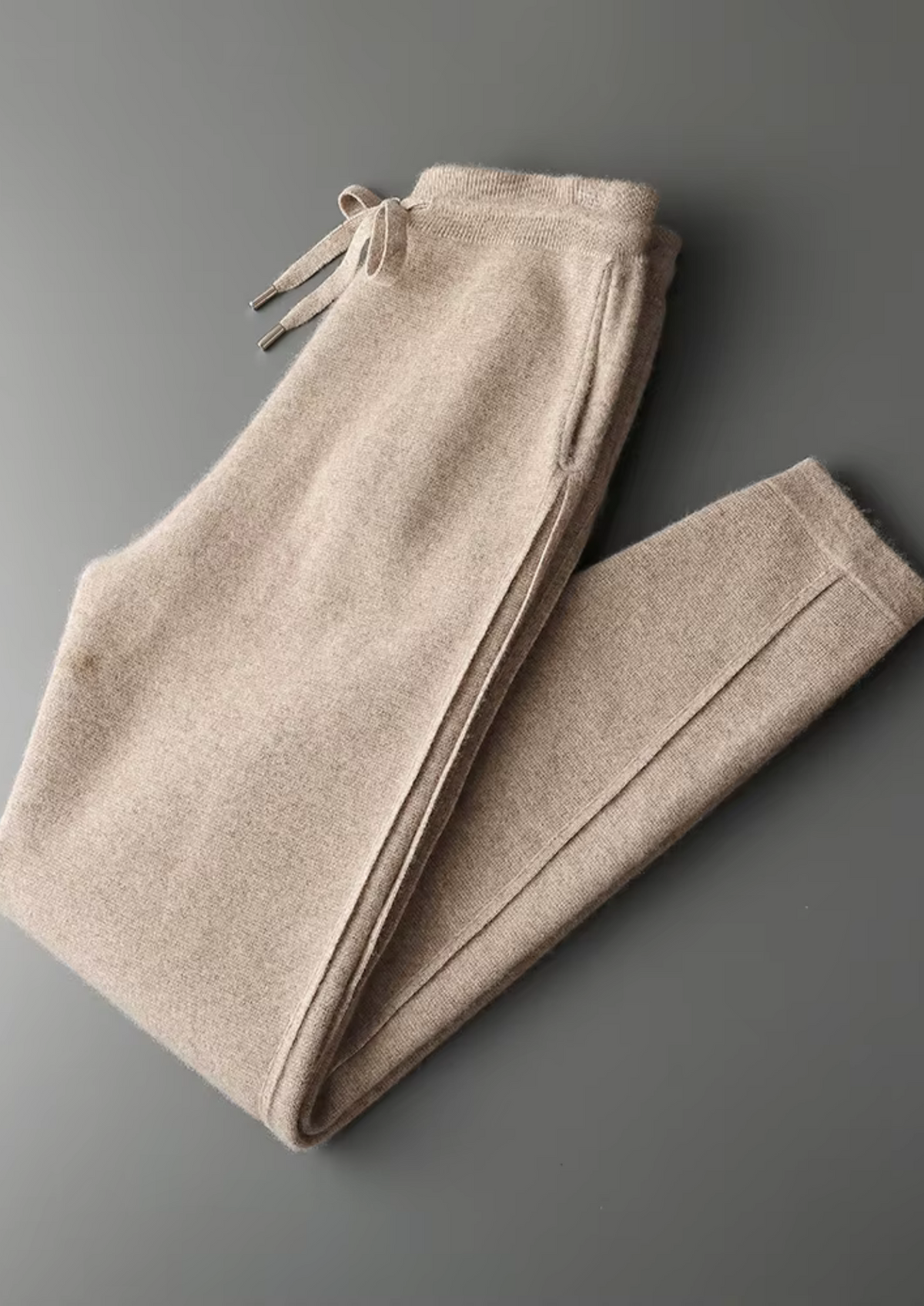 Premium Cashmere Slim Trousers | Roccella