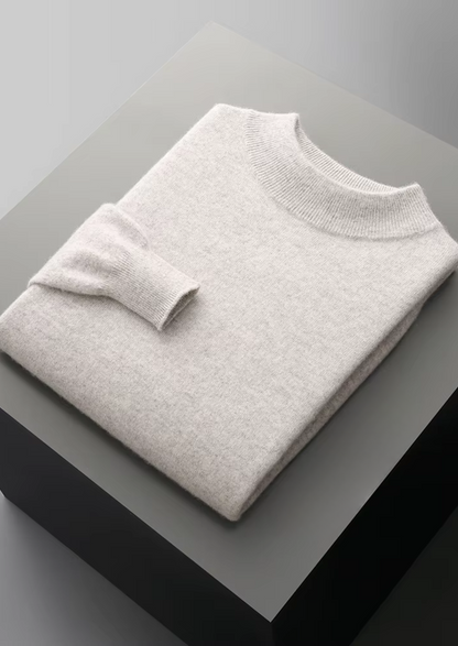 Pure Extra-Fine Merino Wool Classic Mockneck | Roccella