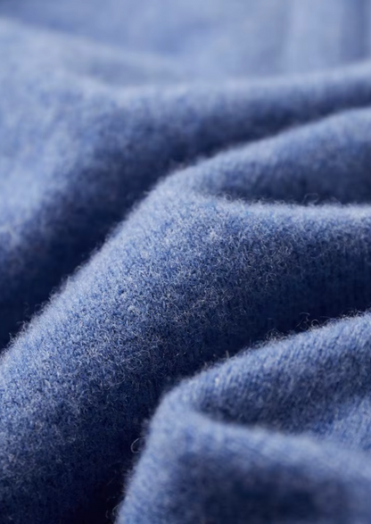 Pure Extra-Fine Merino Wool Half Zip Polo | Roccella
