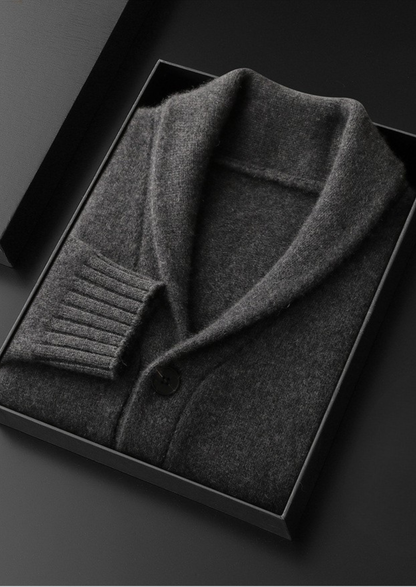 Pure Cashmere Shawl Collar Cardigan | Roccella