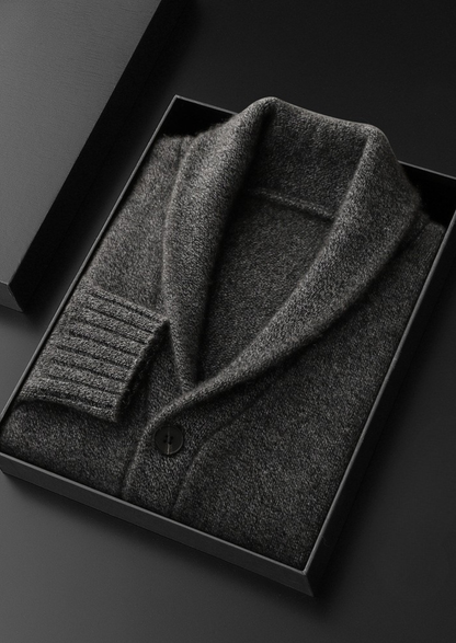 Pure Cashmere Shawl Collar Cardigan | Roccella