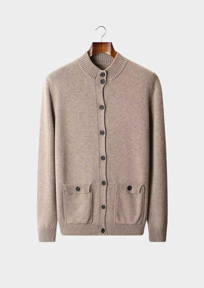 Pure Extra-Fine Merino Wool Button Cardigan | Roccella