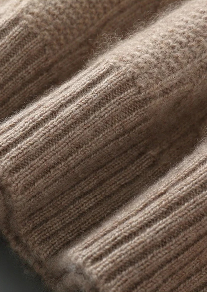 Pure Extra-Fine Merino Wool Cable Crewneck | Roccella