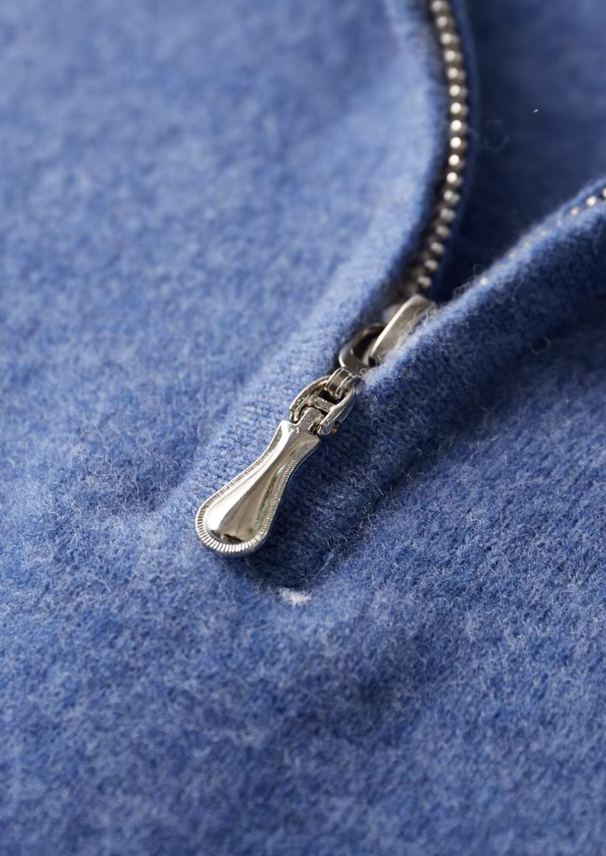 Pure Extra-Fine Merino Wool Half Zip Polo | Roccella