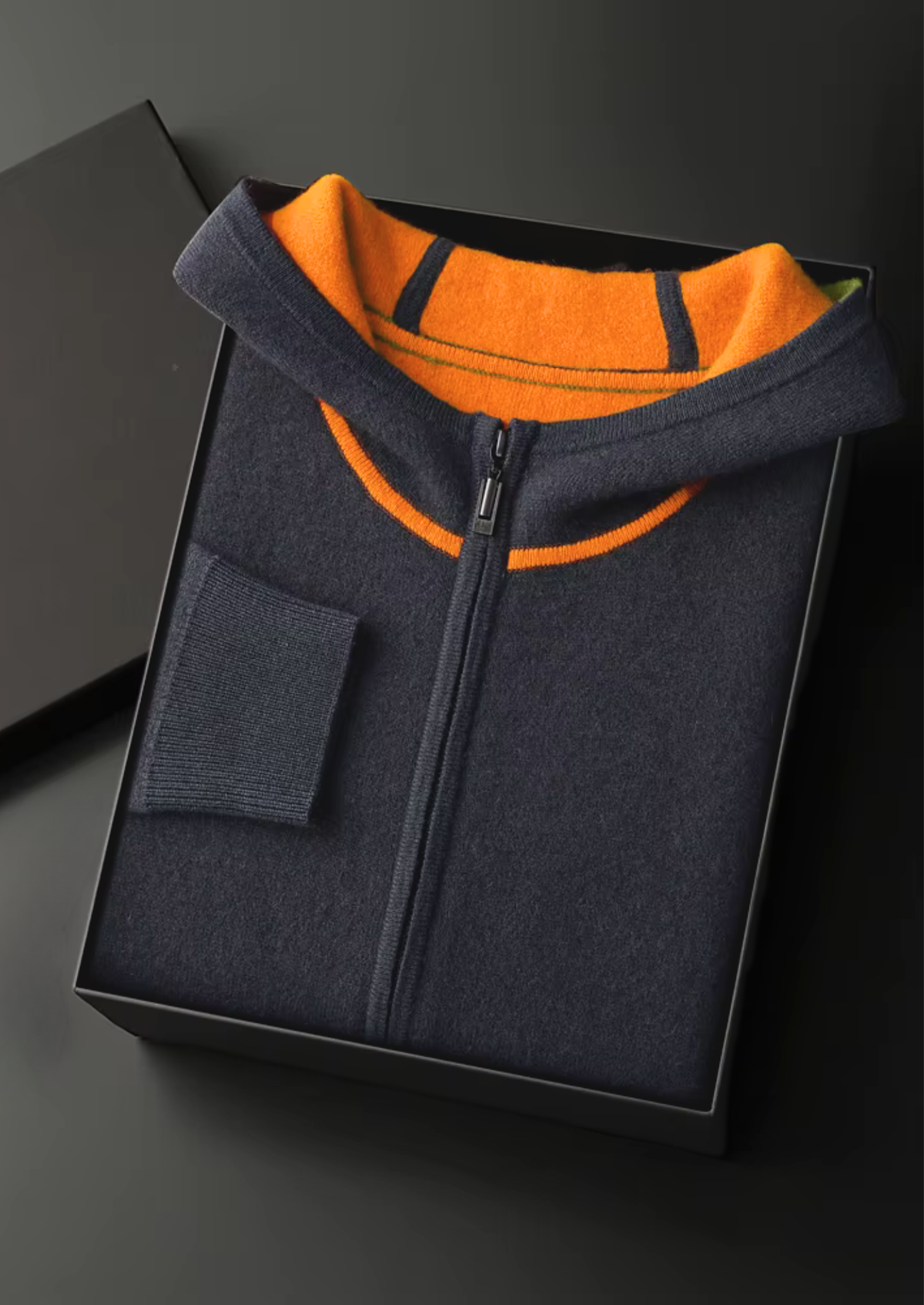 Premium Cashmere Deep Gray Milano Leisure Set | Roccella