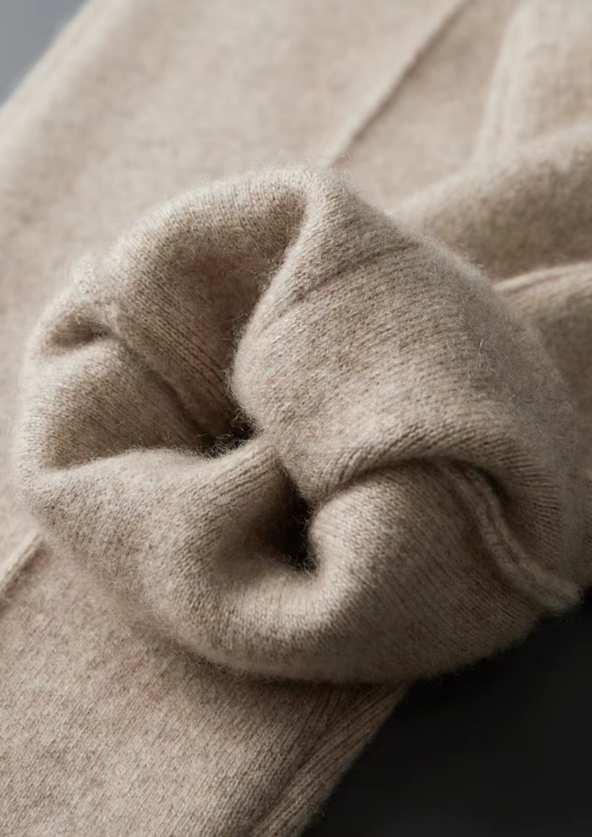Pure Extra-Fine Merino Wool Sand Luzzo Set | Roccella