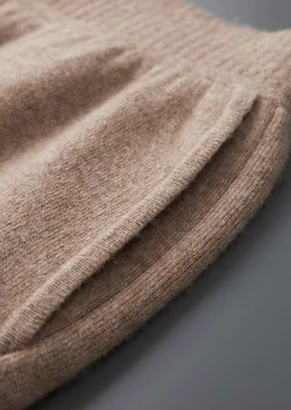 Premium Cashmere Straight Trousers | Roccella