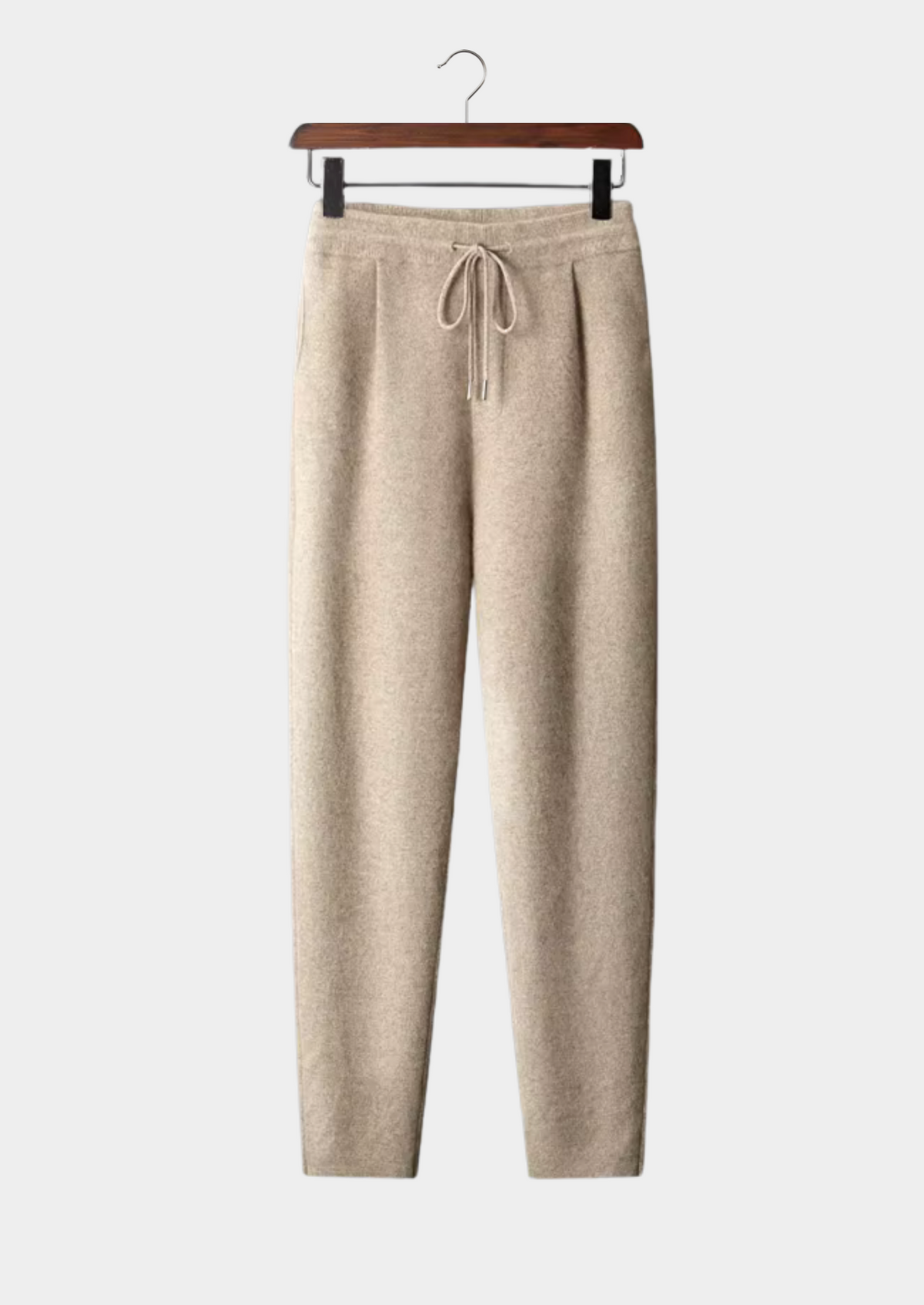 Premium Cashmere Pleated Trousers | Roccella