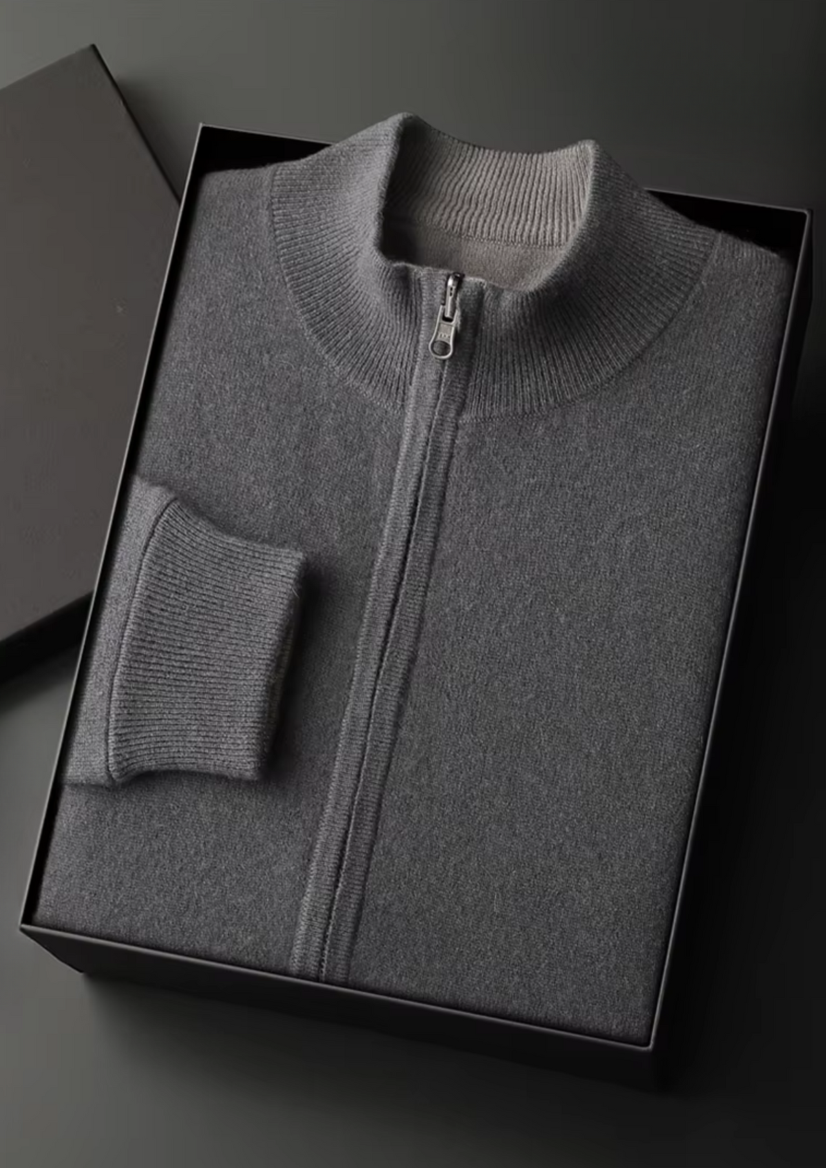 Pure Extra-Fine Merino Wool Zip Cardigan | Roccella