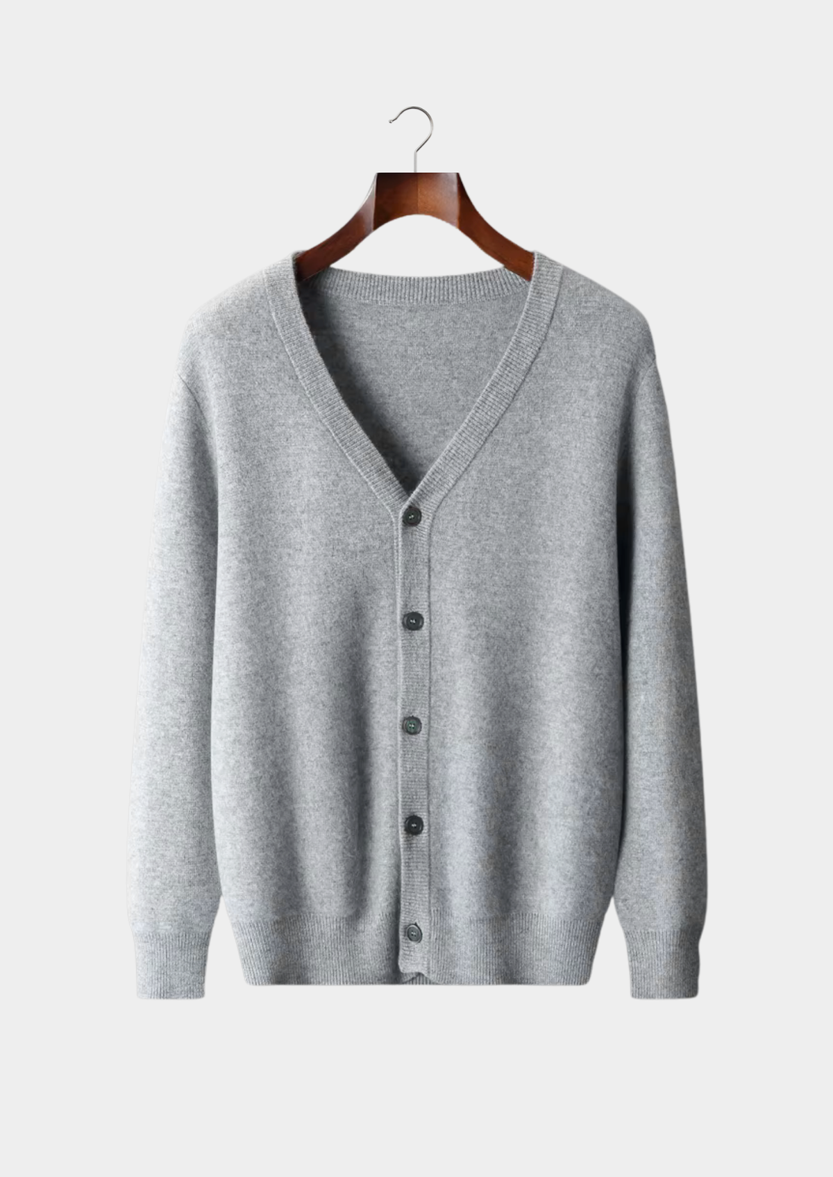 Pure Extra-Fine Merino Wool Essential Cardigan | Roccella