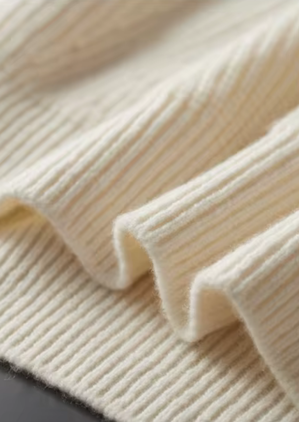 Pure Extra-Fine Merino Wool Ribbed Half-Zip | Roccella