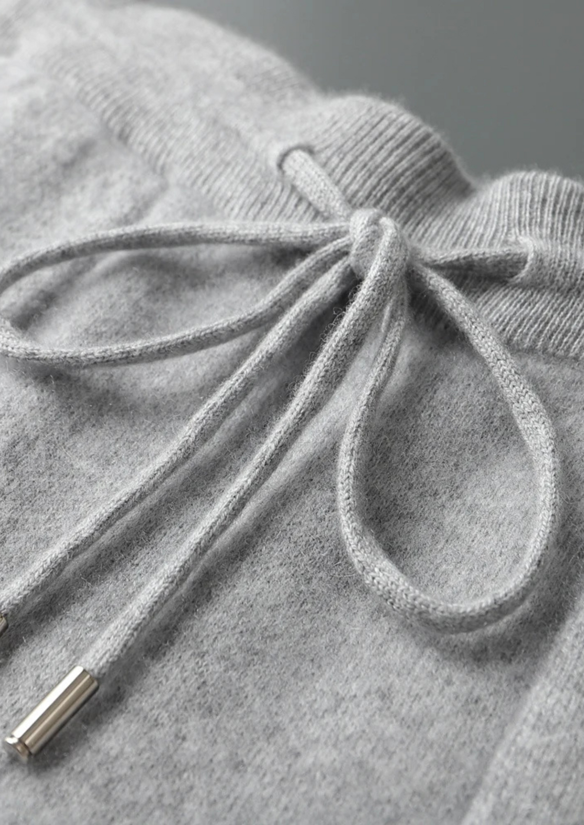 Premium Cashmere Light Gray Alain Leisure Set | Roccella