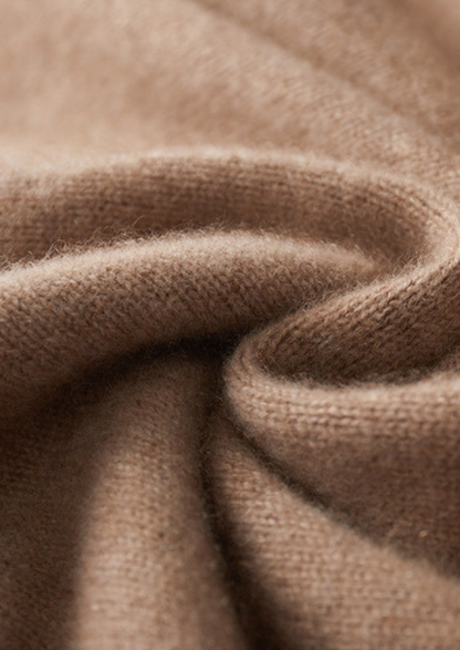 Pure Cashmere Beige Essential Crewneck | Roccella