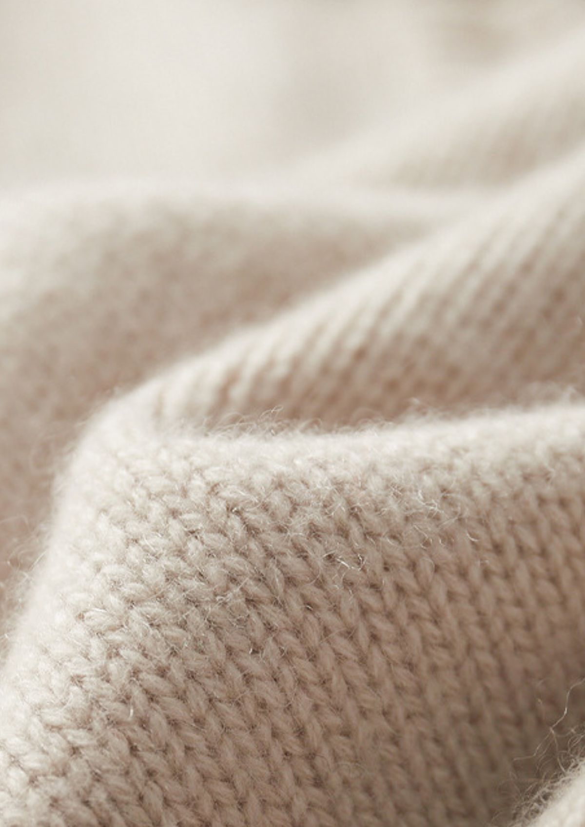 Pure Cashmere Off White Half Zip Sweater | Roccella
